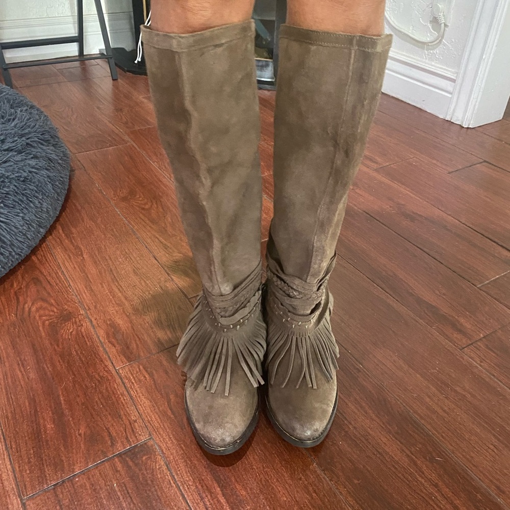 Naughty Monkey Fringe Boots